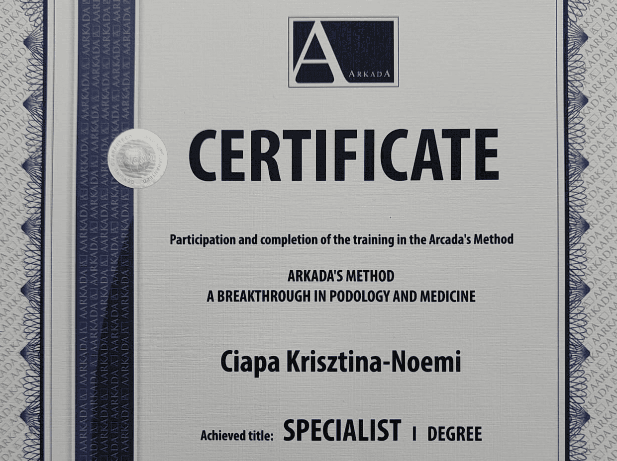 Certificare Arkada