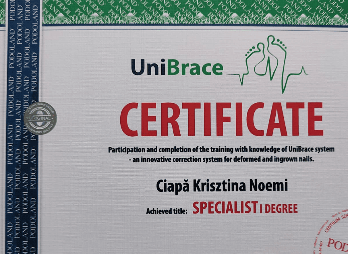 Certificare UniBrace